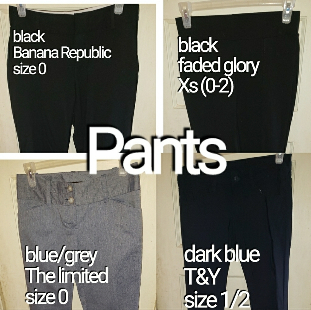Pants sizes 0-2